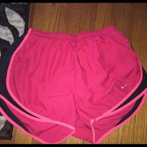 Pink Nike shorts